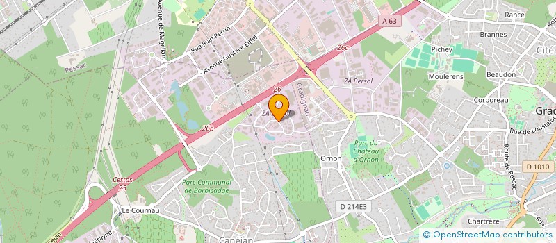 localisation de l'entreprise INTEGRAL à CANEJAN