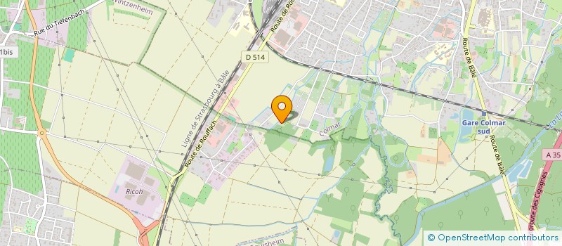 localisation de l'entreprise INTEGRAL AUTO  COLMAR