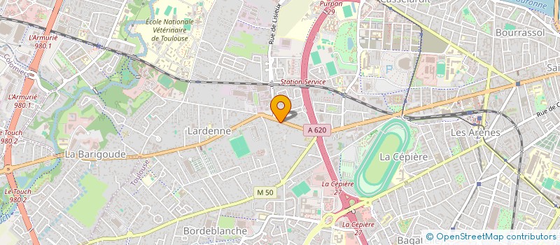 localisation de l'entreprise INTEGRAL CONCEPT INFORMATIQUE à TOULOUSE