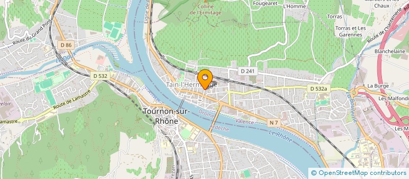 localisation de l'entreprise INTEGRAL PRO SECU  TAIN-L'HERMITAGE