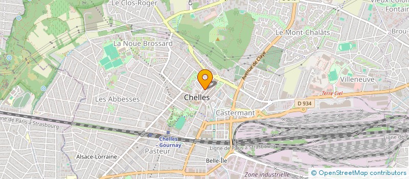 localisation de l'entreprise INTEGRAL SERVICE à CHELLES