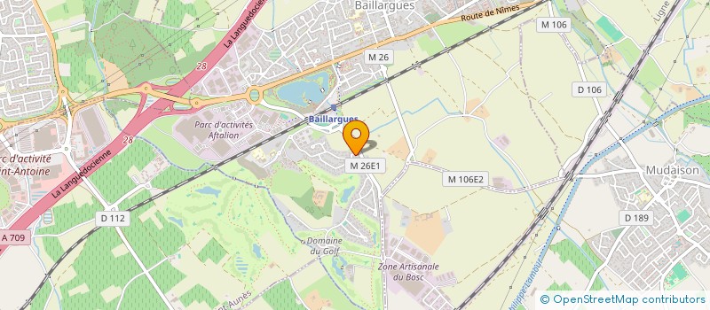 localisation de l'entreprise INTEGRALE 34 à BAILLARGUES