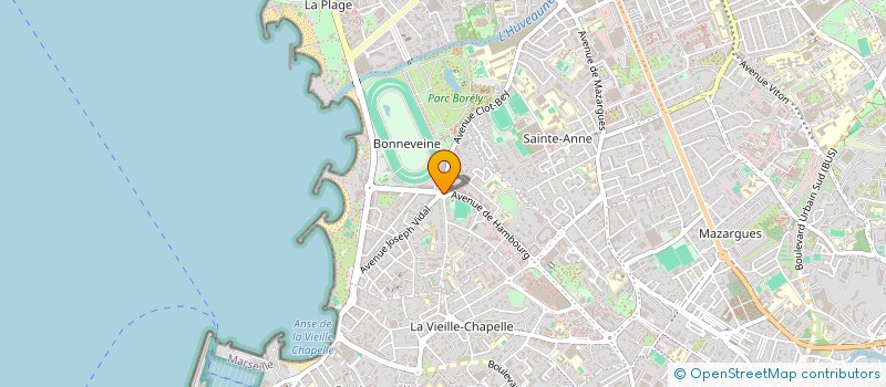 localisation de l'entreprise INTEGRALE AMICALE BOULE MARSEILLAISE à MARSEILLE