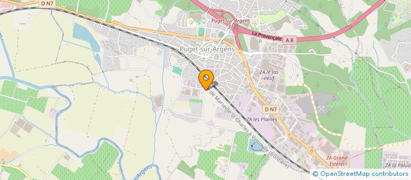 localisation de l'entreprise INTEGRALE GROUP  PUGET-SUR-ARGENS