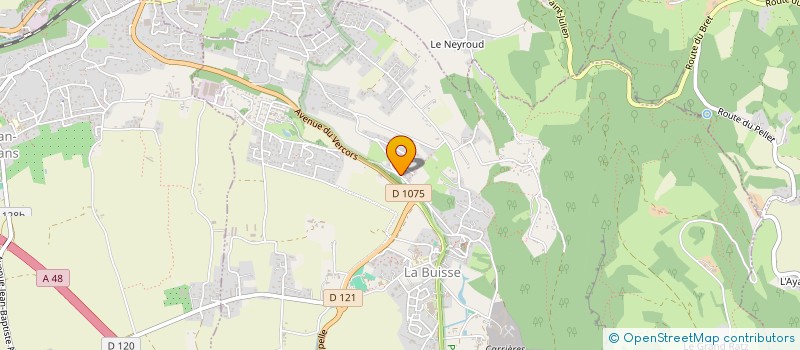 localisation de l'entreprise INTEGRALE PERFORMANCE  LA BUISSE