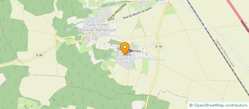 localisation de l'entreprise INTEGRALE PUBLICITE  SAINT-ERME-OUTRE-ET-RAMECOURT