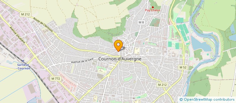 localisation de l'entreprise INTEGRALE RENOV' à COURNON-D'AUVERGNE