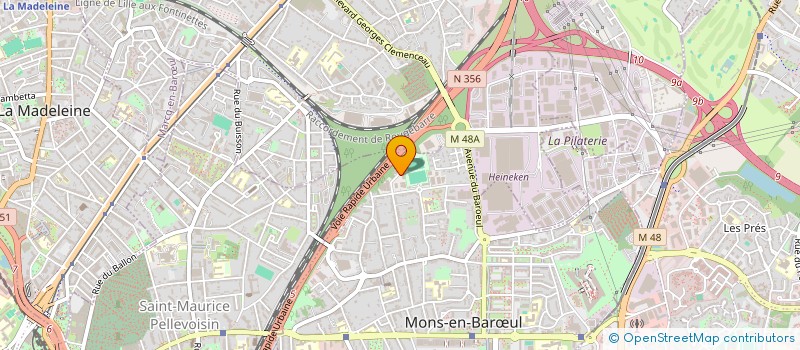 localisation de l'entreprise INTEGRALE SERVICES à MONS-EN-BARŒUL