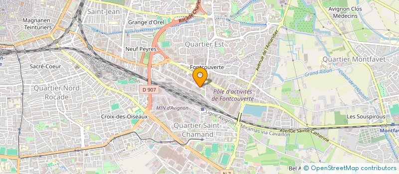 localisation de l'entreprise INTEGRALE TRAVAUX à AVIGNON