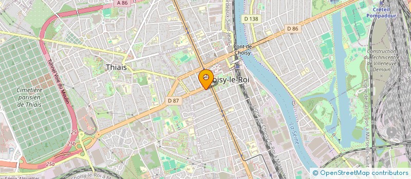 localisation de l'entreprise INTEGRAT CHOISY  CHOISY-LE-ROI