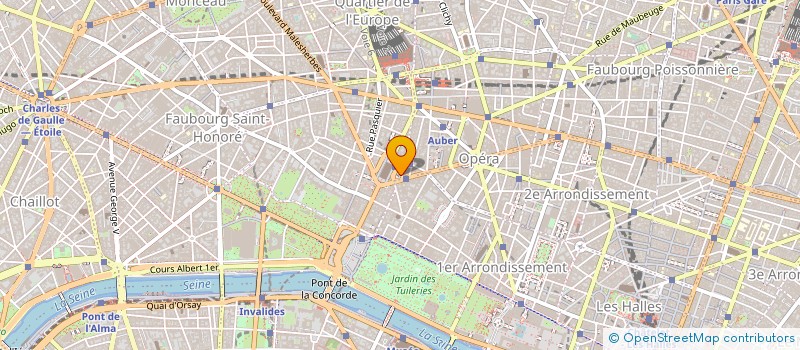 localisation de l'entreprise INTEGRATED AERO NETWORK à PARIS