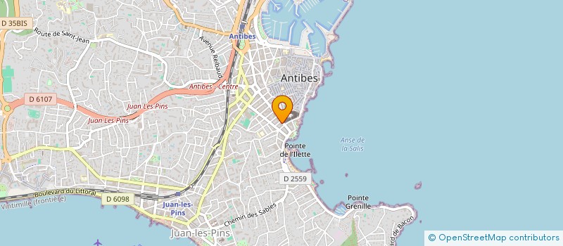 localisation de l'entreprise INTEGRATED CONTROL CONSULTANTS à ANTIBES