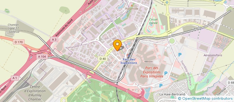 localisation de l'entreprise INTEGRATHLON DEU SEAPFA  VILLEPINTE