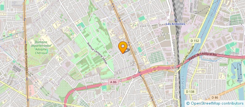 localisation de l'entreprise INTEGRATION BUSINESS INTELLIGENCE SERVICE CONSULTING à VITRY-SUR-SEINE