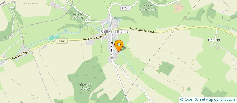 localisation de l'entreprise INTEGRATION CNC  BAILLY-EN-RIVIERE