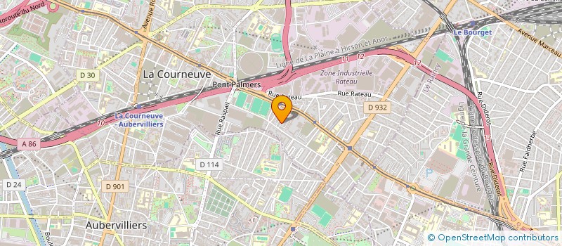 localisation de l'entreprise INTEGRATION, DIVERSIFICATION ECONOMIQUE ET ENTREPRENEURIAT      (IDEE) à LA COURNEUVE