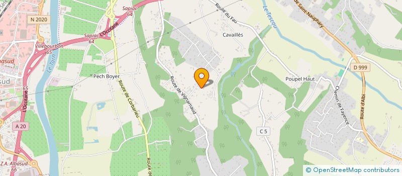 localisation de l'entreprise INTEGRATION ET DEVELOPPEMENT POUR LES TRAVAUX PUBLICS  ID TP  MONTAUBAN