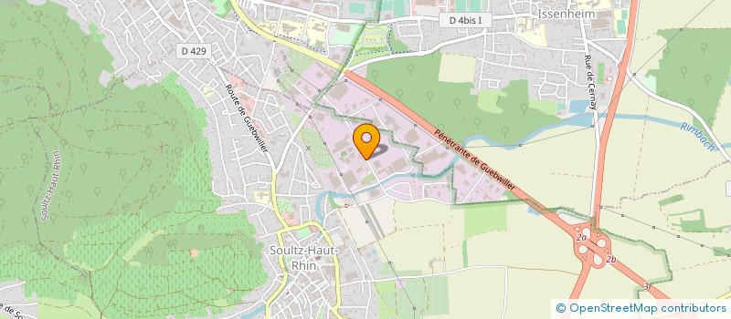 localisation de l'entreprise INTEGRATION ET SERVICES à SOULTZ-HAUT-RHIN