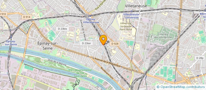 localisation de l'entreprise INTEGRATION MUSULMANE SPINASSIENNE à EPINAY-SUR-SEINE