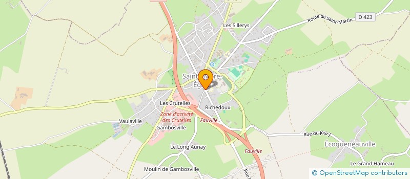 localisation de l'entreprise INTEGRATION PAR L'APPRENTISSAGE DU FRANCAIS à SAINTE-MERE-EGLISE