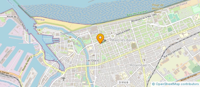 localisation de l'entreprise INTEGRATION SPORT ADAPTE à DUNKERQUE