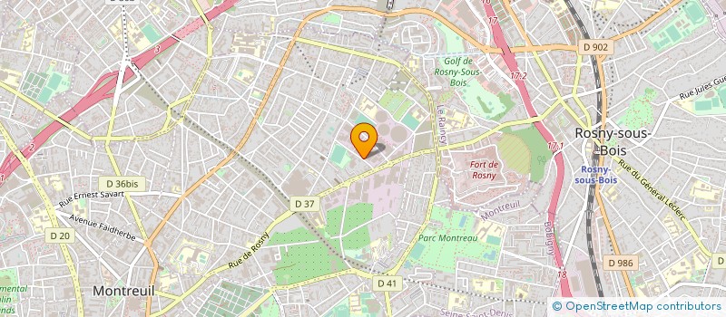 localisation de l'entreprise INTEGRATION TRANSFORMATION HOLDING  MONTREUIL