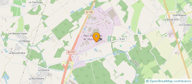 localisation de l'entreprise INTEGRATIONS PARISIENNES ET CABLAGE DE TABLEAUX ELECTRIQUES  LA CHEVROLIERE