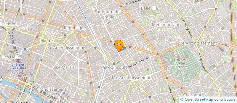 localisation de l'entreprise INTEGRATIONSONORE à PARIS