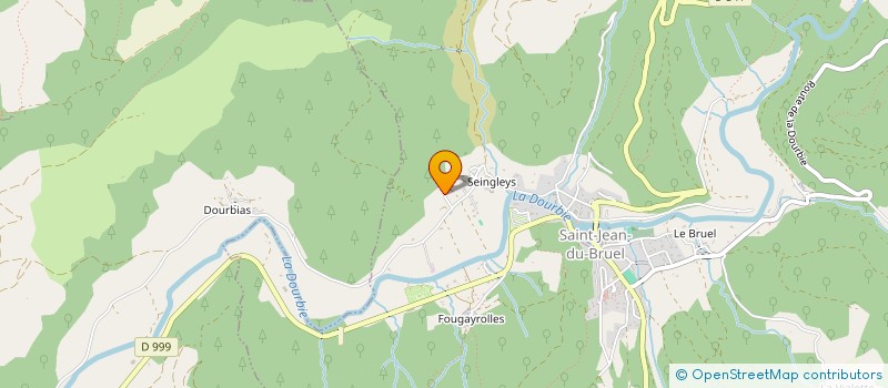 localisation de l'entreprise INTEGRATIVE OSTEO  SAINT-JEAN-DU-BRUEL