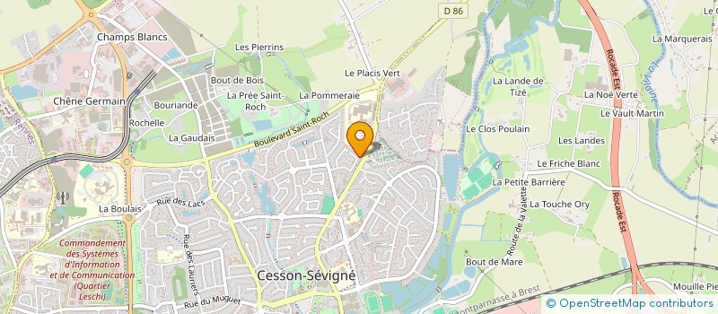localisation de l'entreprise INTEGRER ET SOUTENIR 35 à CESSON-SEVIGNE