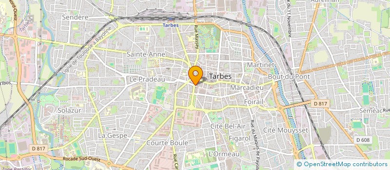 localisation de l'entreprise INTEGRIA  TARBES