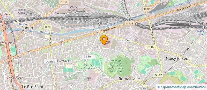 localisation de l'entreprise INTEGX-IT CONSULTING à ROMAINVILLE