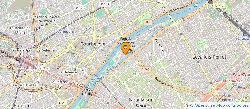 localisation de l'entreprise INTELCIA INTERNATIONAL SAS à NEUILLY-SUR-SEINE
