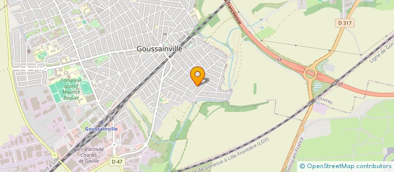 localisation de l'entreprise INTELCONCEPT CONSULTING  GOUSSAINVILLE