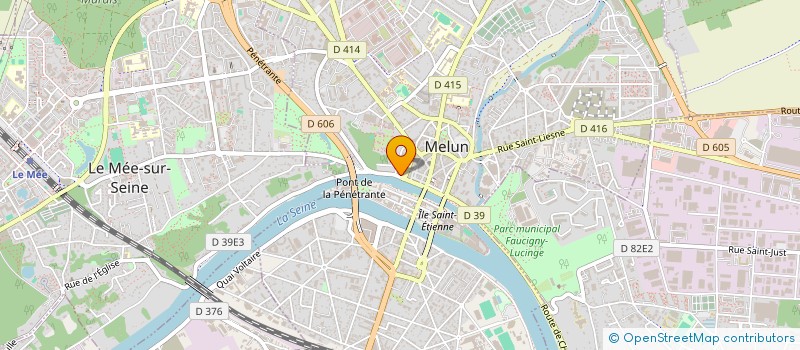 localisation de l'entreprise INTELEC MC à MELUN