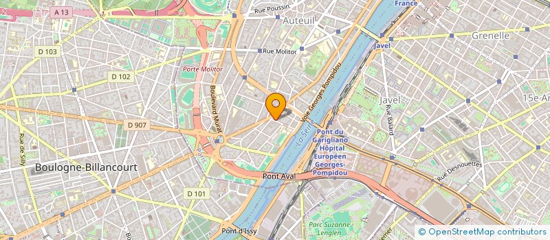 localisation de l'entreprise INTELECTS à PARIS