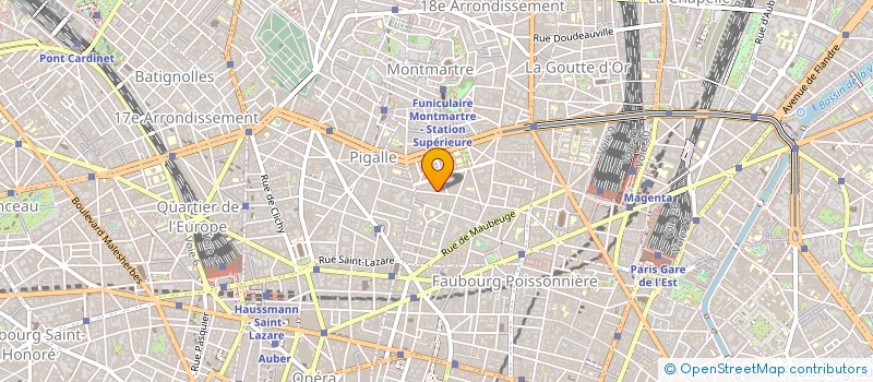 localisation de l'entreprise INTELFACE à PARIS