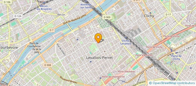 localisation de l'entreprise INTELFI à LEVALLOIS-PERRET