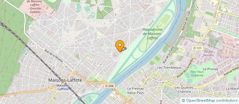 localisation de l'entreprise INTELIGENCIA COMMUNICATION  MAISONS-LAFFITTE