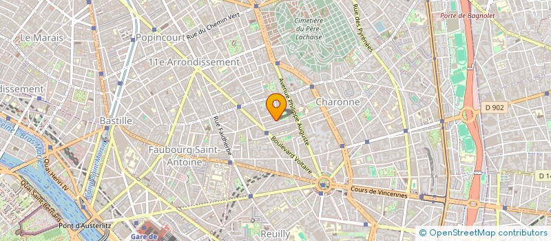localisation de l'entreprise INTELLIA à PARIS