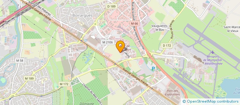 localisation de l'entreprise INTELLIA  MONTPELLIER