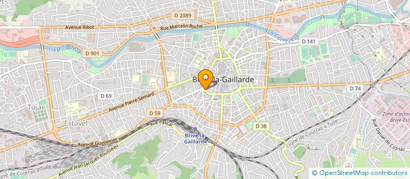 localisation de l'entreprise INTELLIDOM à BRIVE-LA-GAILLARDE