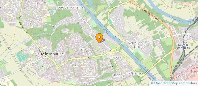 localisation de l'entreprise INTELLIFINANCES  JOUY-LE-MOUTIER