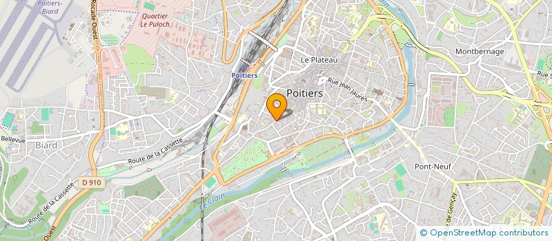 localisation de l'entreprise INTELLIGENCE SERVICE à POITIERS