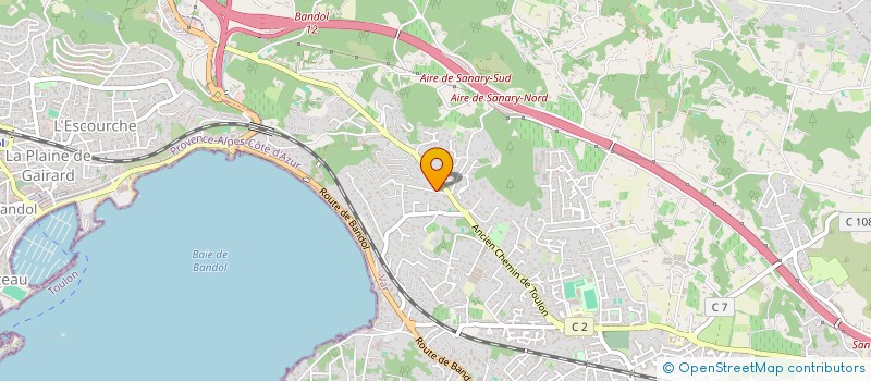 localisation de l'entreprise INTELLIGENCES FORMATIONS à SANARY-SUR-MER
