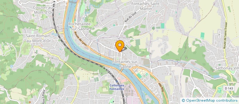 localisation de l'entreprise INTELLIGENT DESIGN  FONTAINES-SUR-SAONE