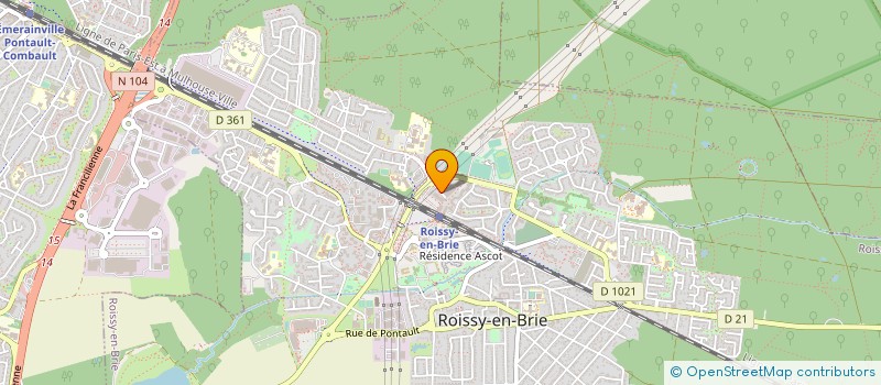 localisation de l'entreprise INTELLIGENT HABITAT SYSTEMS à ROISSY EN BRIE