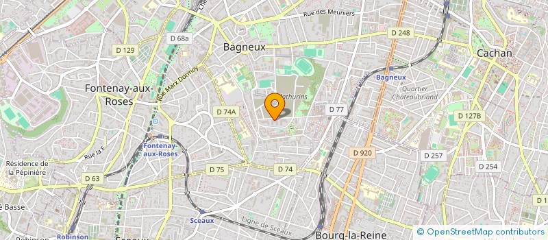 localisation de l'entreprise INTELLIGENT MANAGEMENT CONSULTING à BAGNEUX