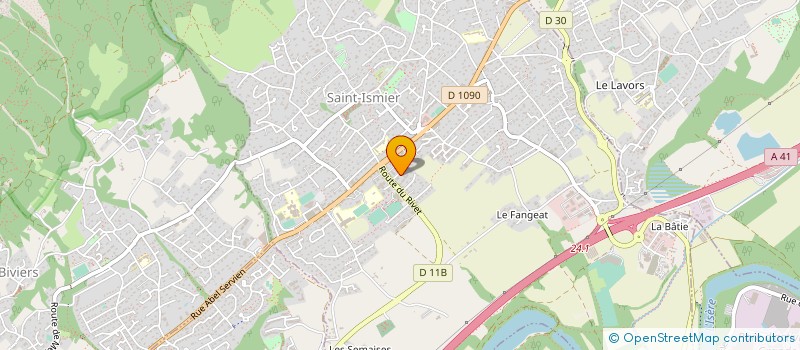 localisation de l'entreprise INTELLIGENT SAFETY DEVELOPPEMENT à SAINT-ISMIER