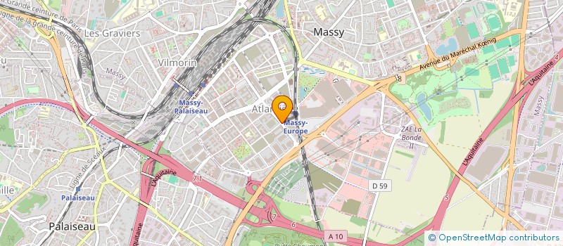 localisation de l'entreprise INTELLISPHERE à MASSY